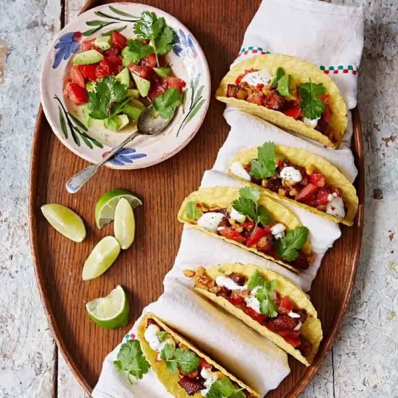 Festive fiesta tacos