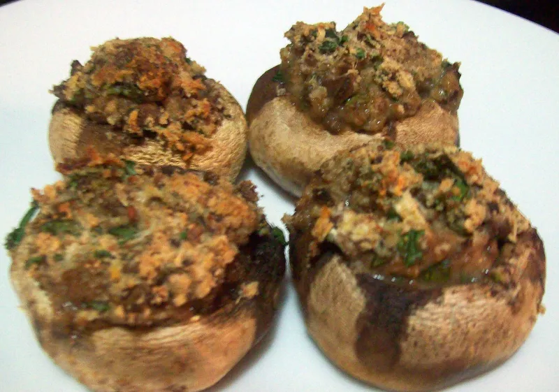 Dairy Stuffed Mushrooms