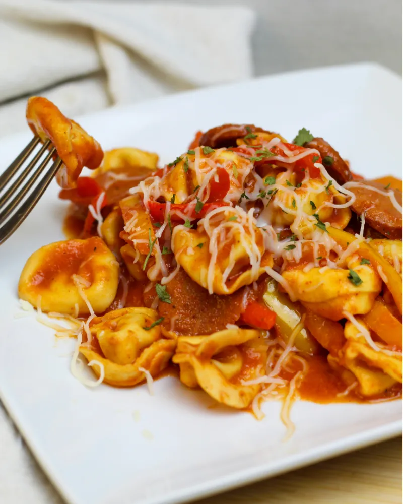 Tortellini Sausage & Veggies