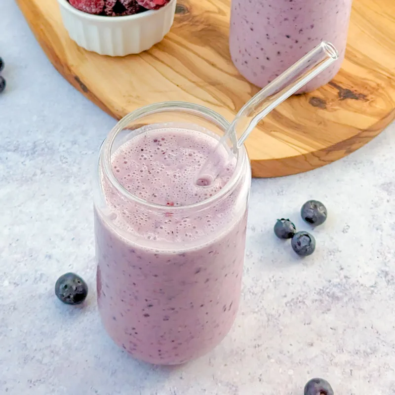 Raspberry Blueberry Smoothie