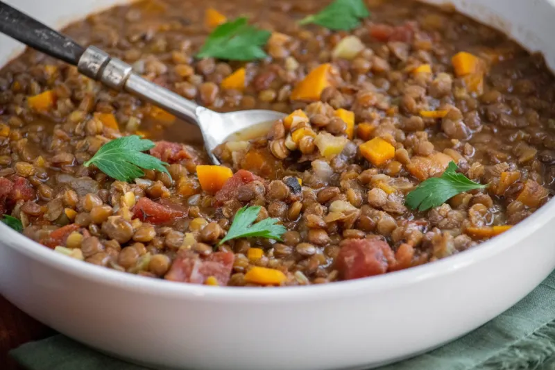 Easy Green Lentil Soup
