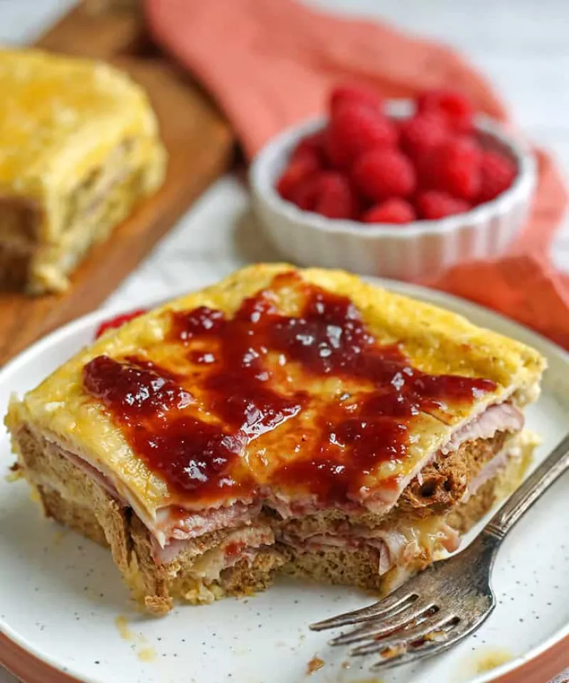 Healthy Monte Cristo Casserole