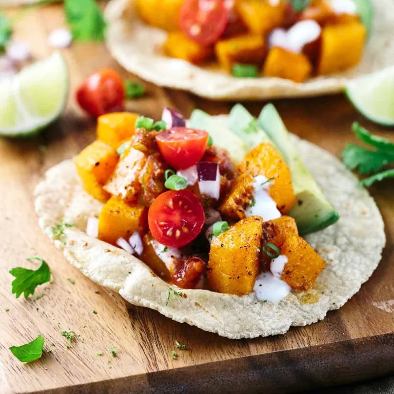 Butternut Squash Tacos