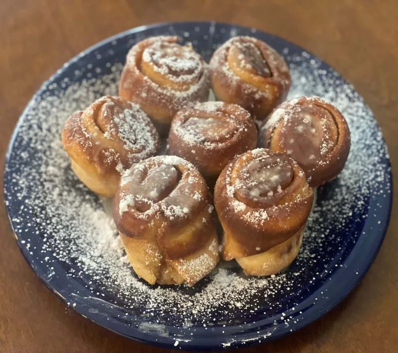 Cinnamon Rolls (with Pizza Dough)