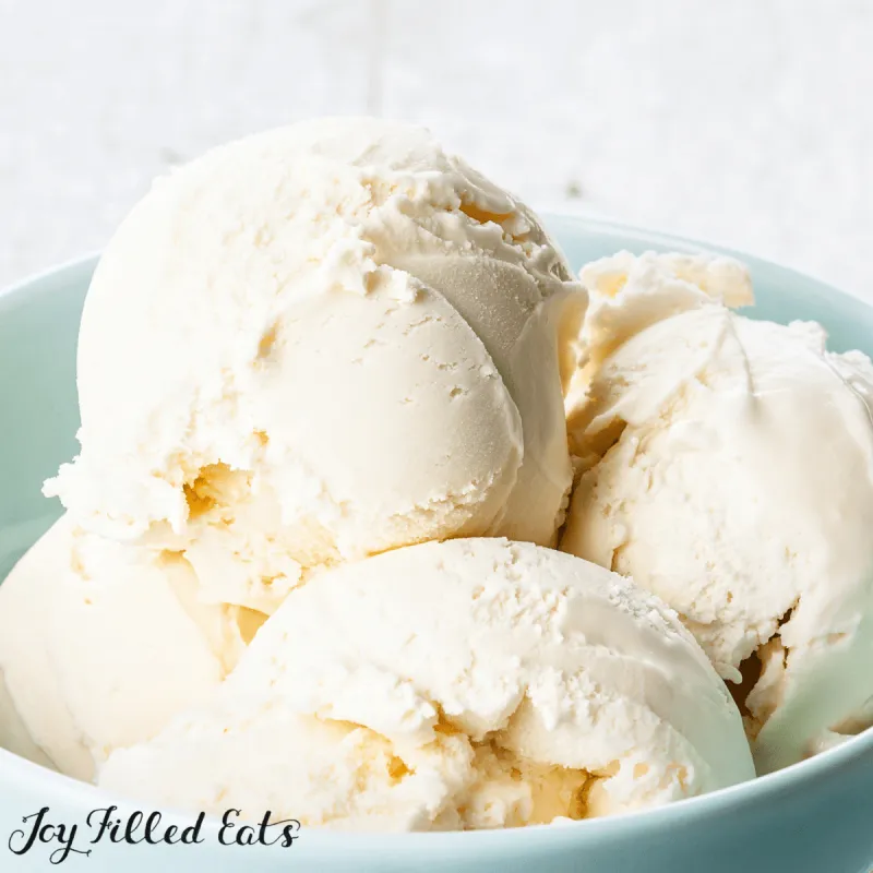 Keto Vanilla Ice Cream