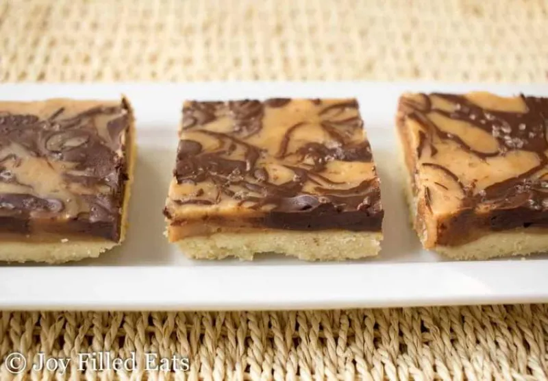 Salted Caramel Shortbread Squares