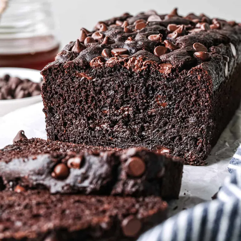 Healthy Chocolate Banana Bread