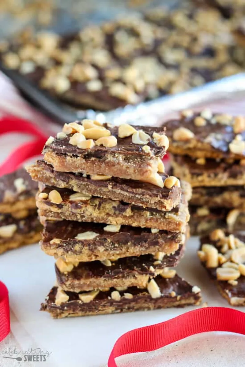 Peanut Butter Graham Cracker Toffee