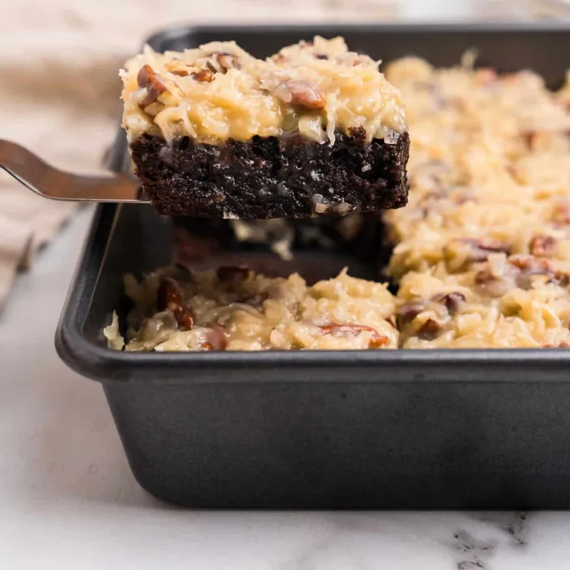 German Chocolate Brownies