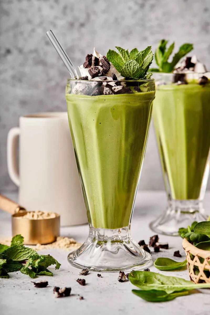 Healthy, Dairy-Free Shamrock Shake