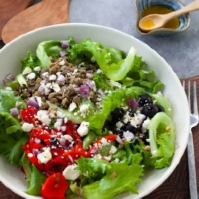 Greek Lentil Salad