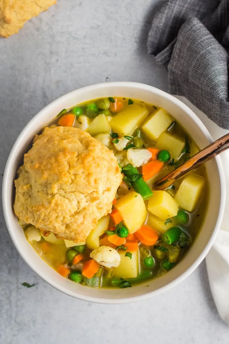 Veggie Pot Pie Soup