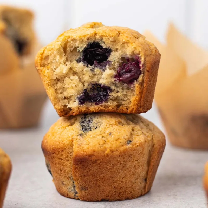 Vegan Blueberry Muffins