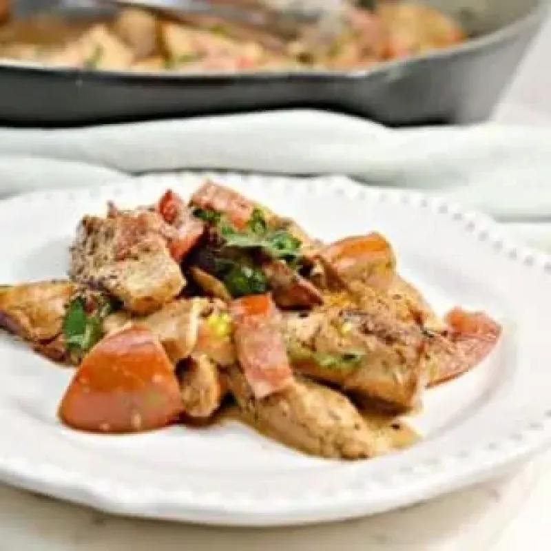 Keto Sautéed Chicken W/ Cream Sauce