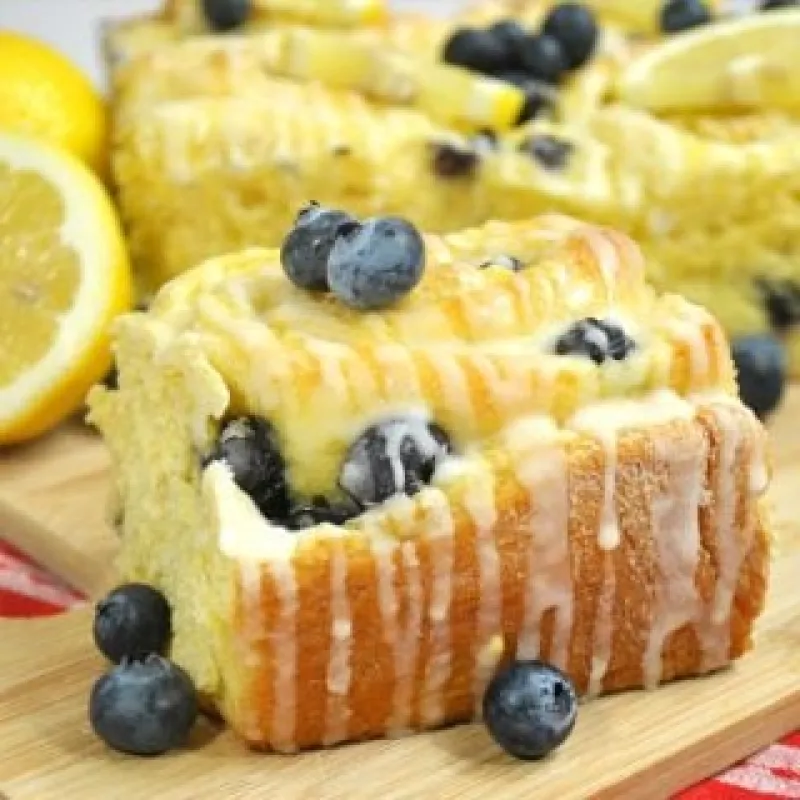 Lemon Blueberry Sweet Rolls