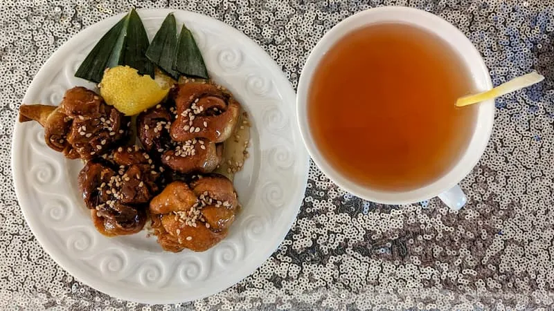 Shebakia Moroccan Pastry also known as Chebakia, Griwech or Griouech