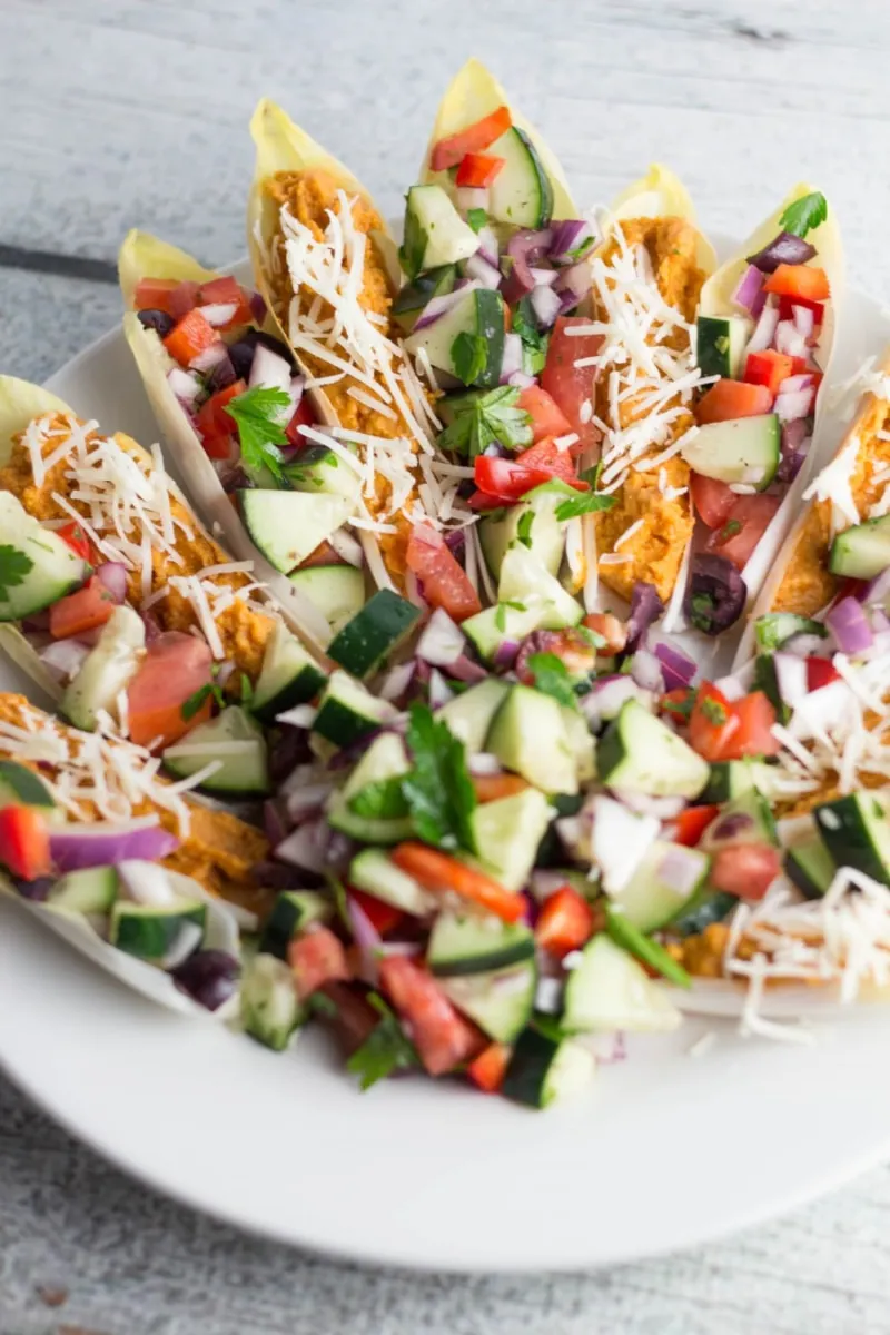 Endive Bites - Mediterranean Style