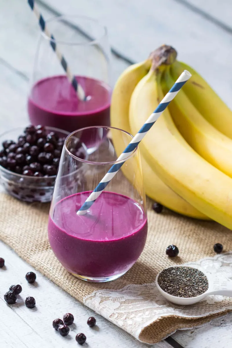 Wild Blueberry Beet Smoothie