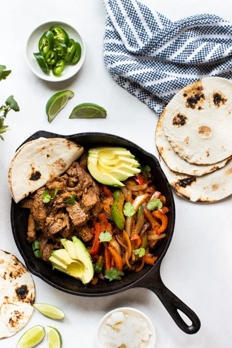 Flank Steak Fajitas
