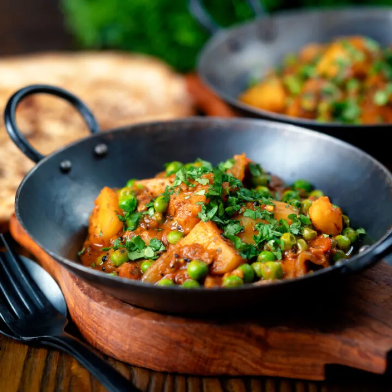 Vegan Aloo Matar Recipe