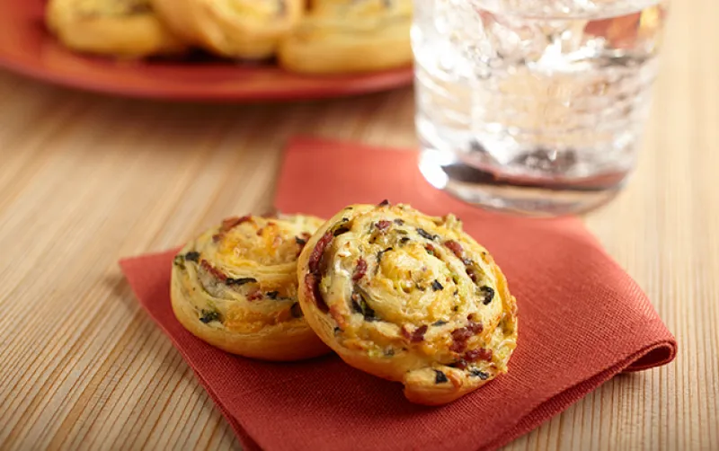 Bacon Cheddar Pinwheels