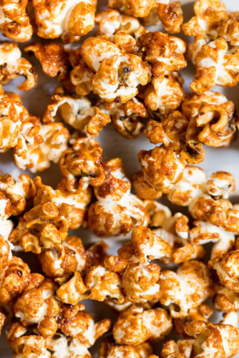 Miso-maple vegan popcorn