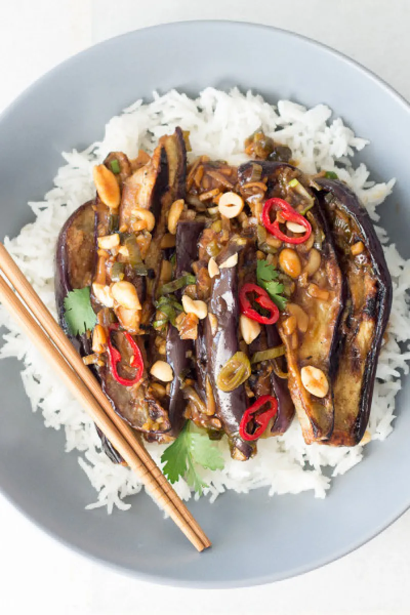 Vegan Kung Pao chicken
