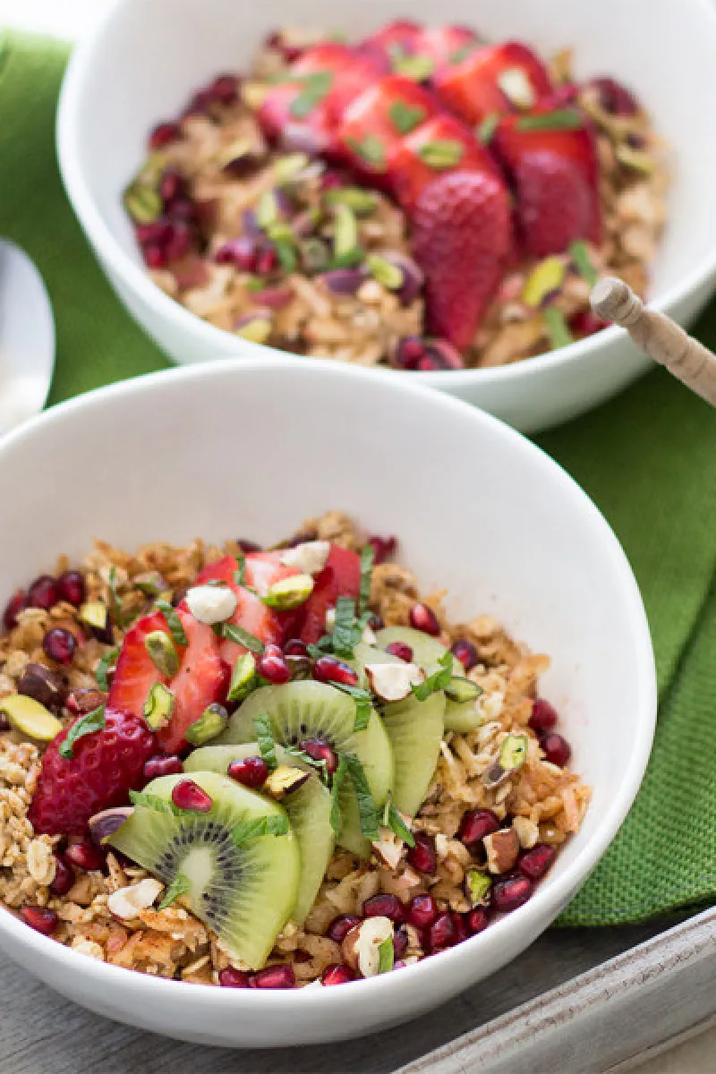 Dairy-free Bircher muesli