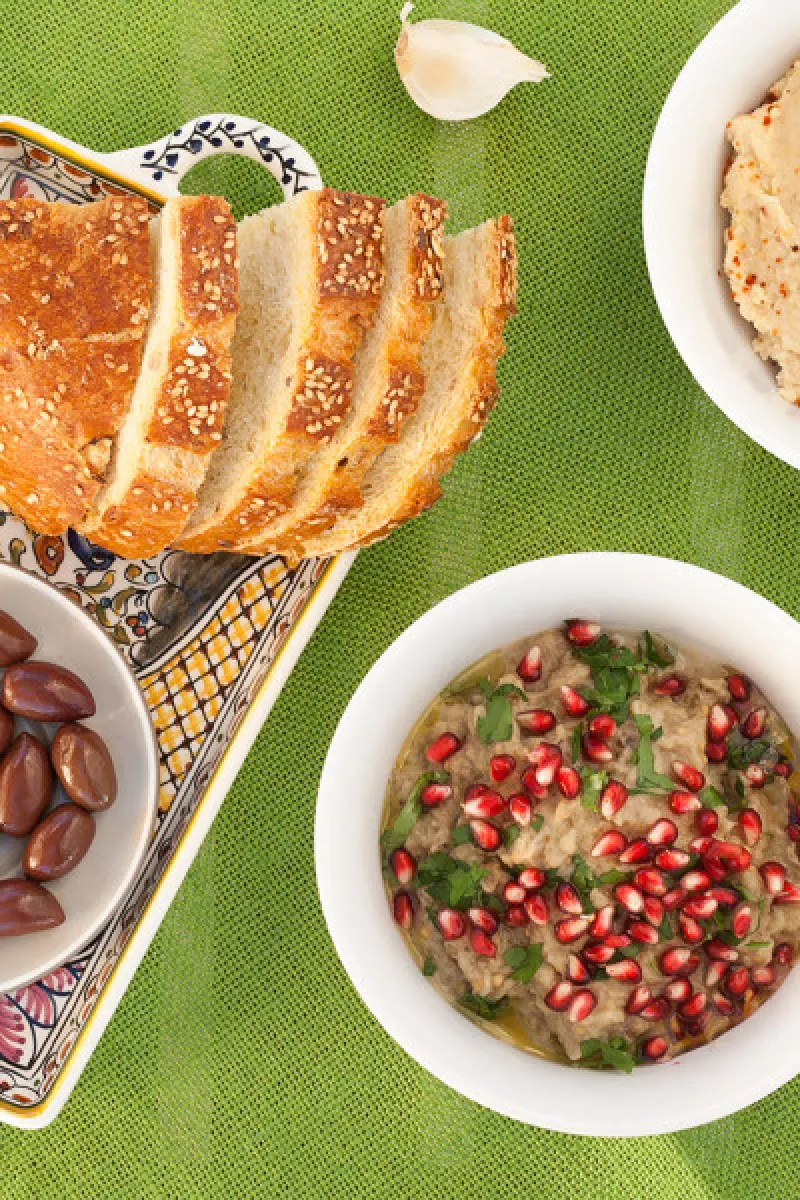 Baba ganoush - aubergine spread