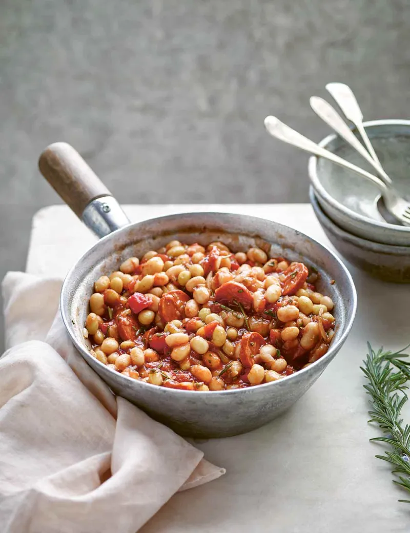 White Bean Stew with Tomatoes and Rosemary