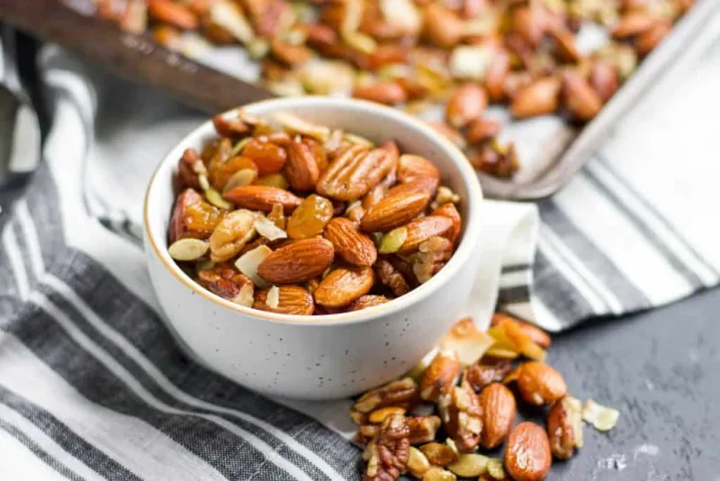 Easy Maple Roasted Trail Mix