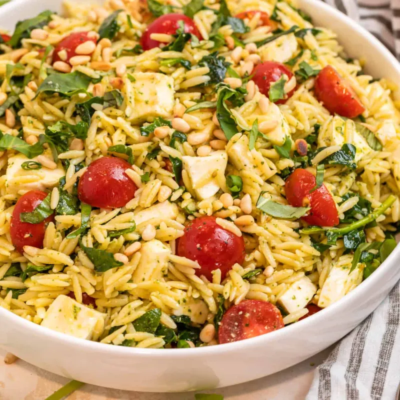 Pesto Orzo Salad