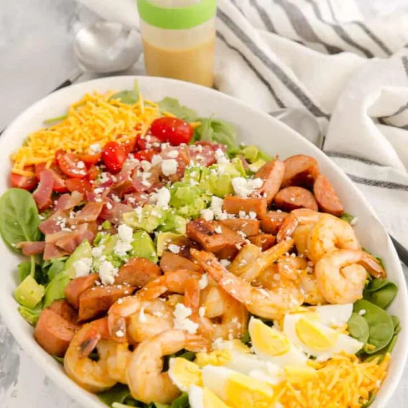 Shrimp Creole Cobb Salad