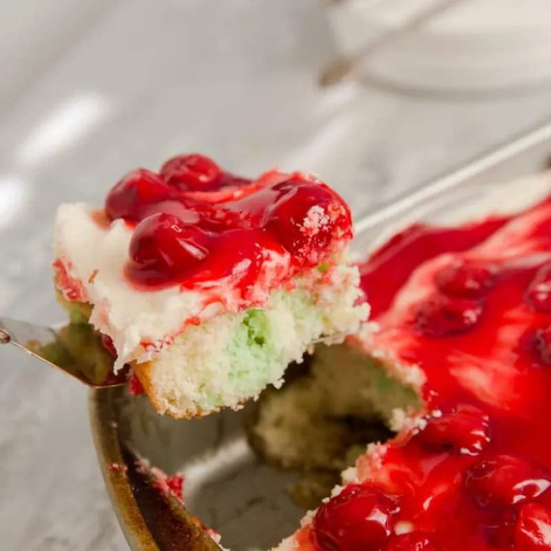 Holiday Jello Poke Cake