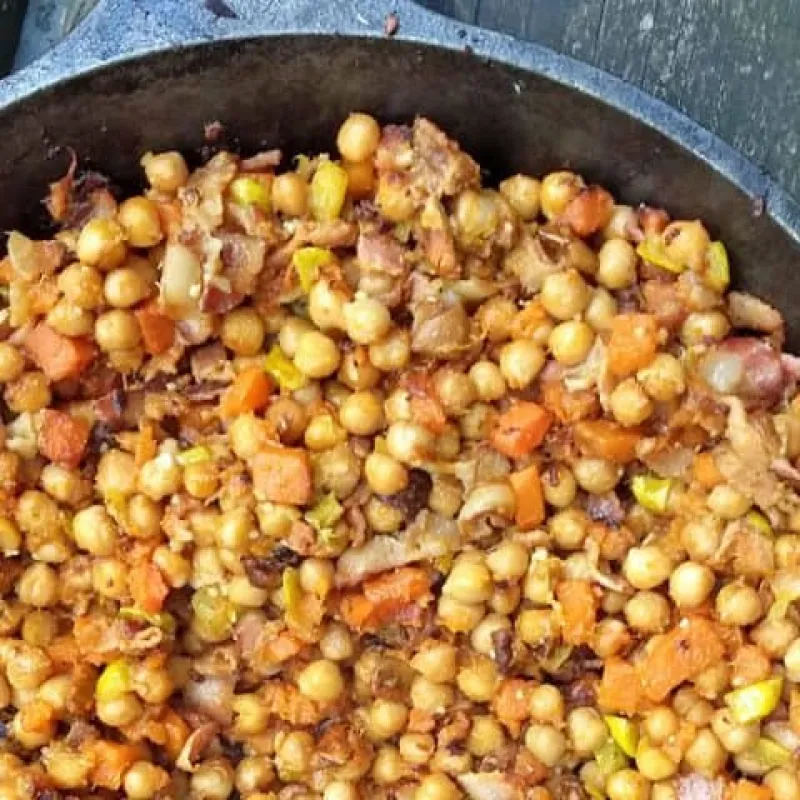 Wild Mushroom Chickpea Hash