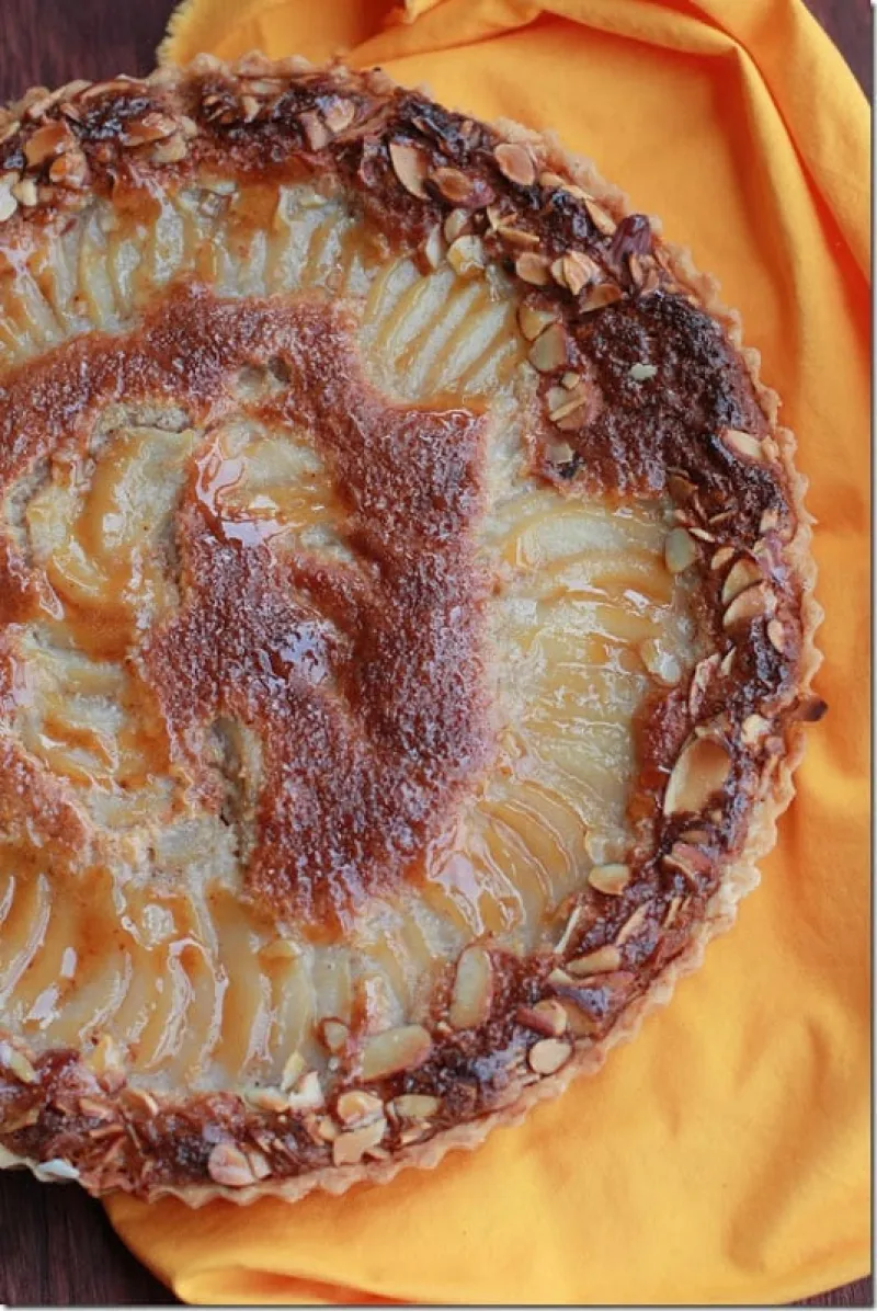 Pear Frangipane Tart (Pear & Almond Cream Tart)