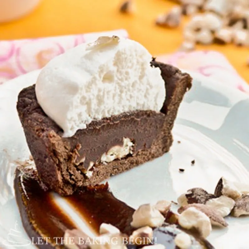 Salted Caramel Ganache & Hazelnut Chantilly Cream Tartlet