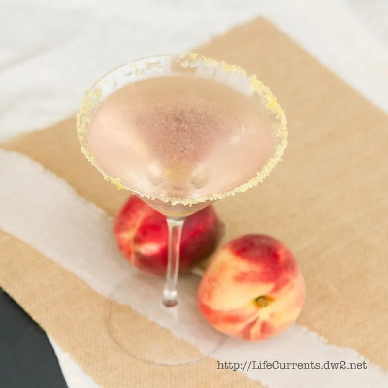 Coconut Peach Frost Cocktail