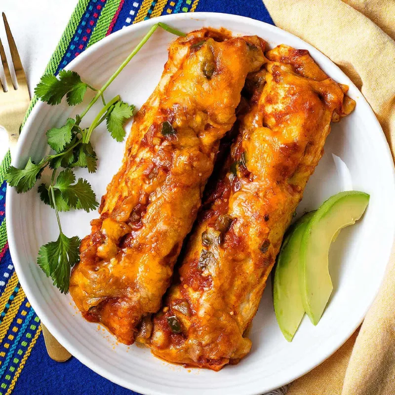 Chicken & Black Bean Enchiladas