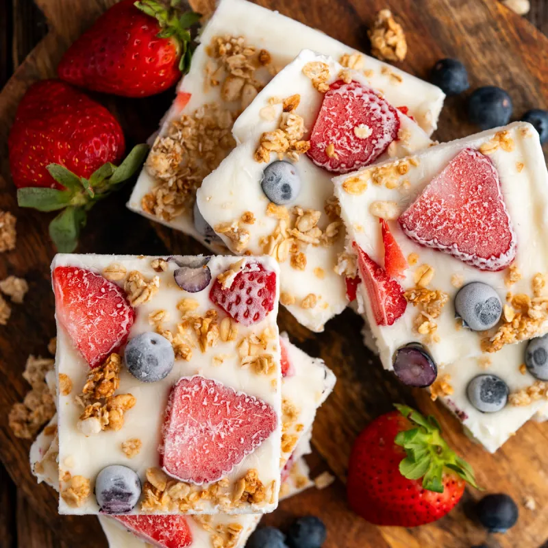 Frozen Yogurt Bars Recipe
