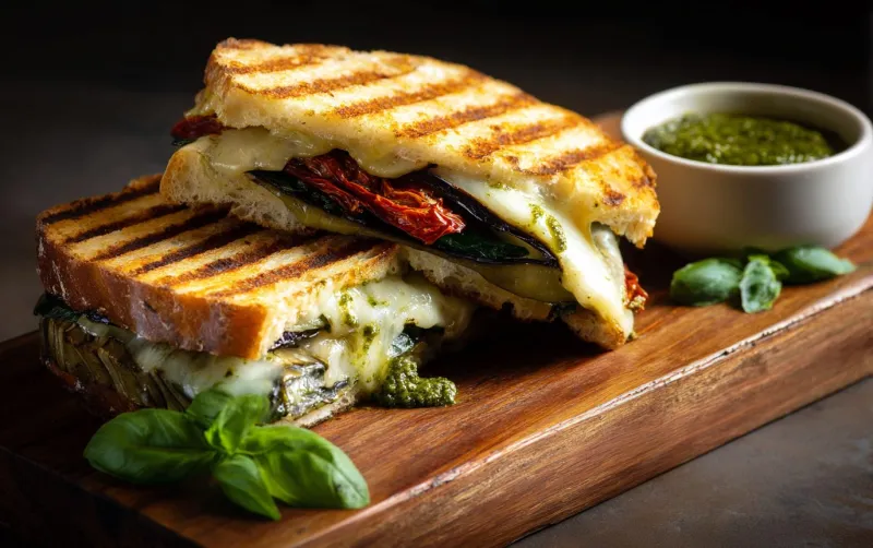 Pressed Italian Veggie Panini