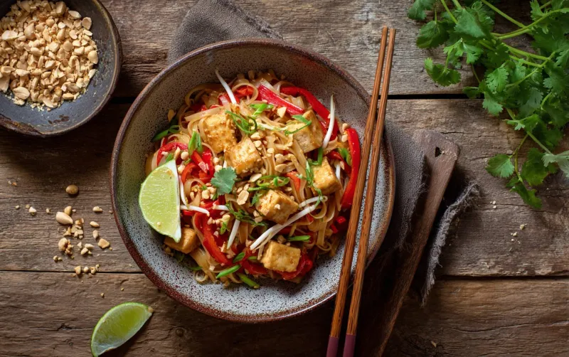 Homestyle Vegan Pad Thai