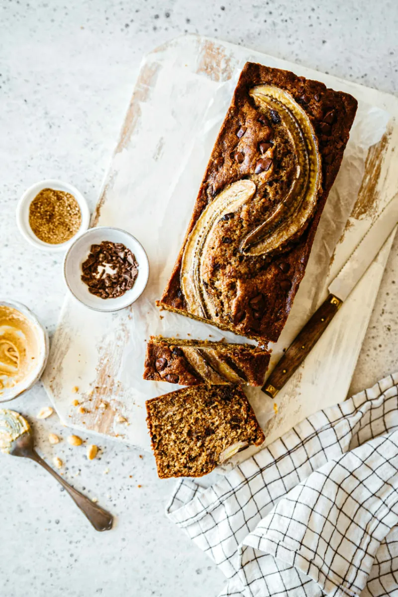 Banana Bread Chocolat Beurre de Cacahuète