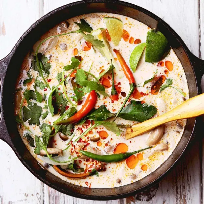 Tom Kha (Thai Coconut Soup)
