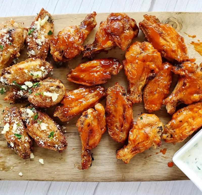 The Best Baked Chicken Wings, Three Ways