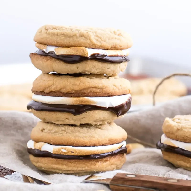 Peanut Butter S'mores Cookies