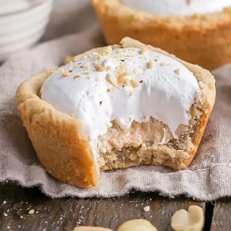 Fluffernutter Cookie Cups