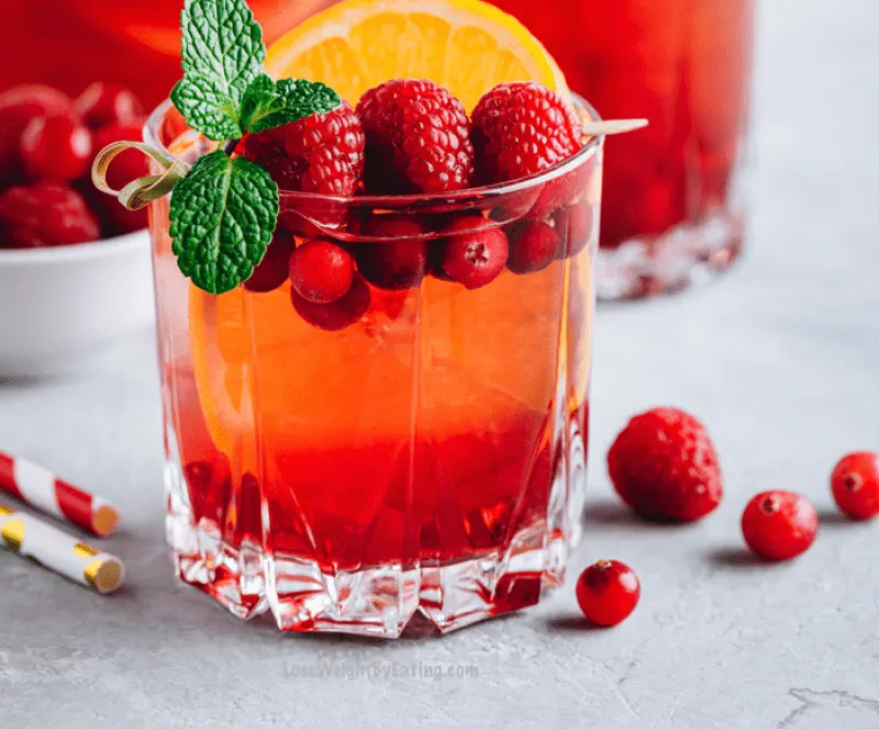 Apple Cider Vinegar and Cranberry Detox Drink