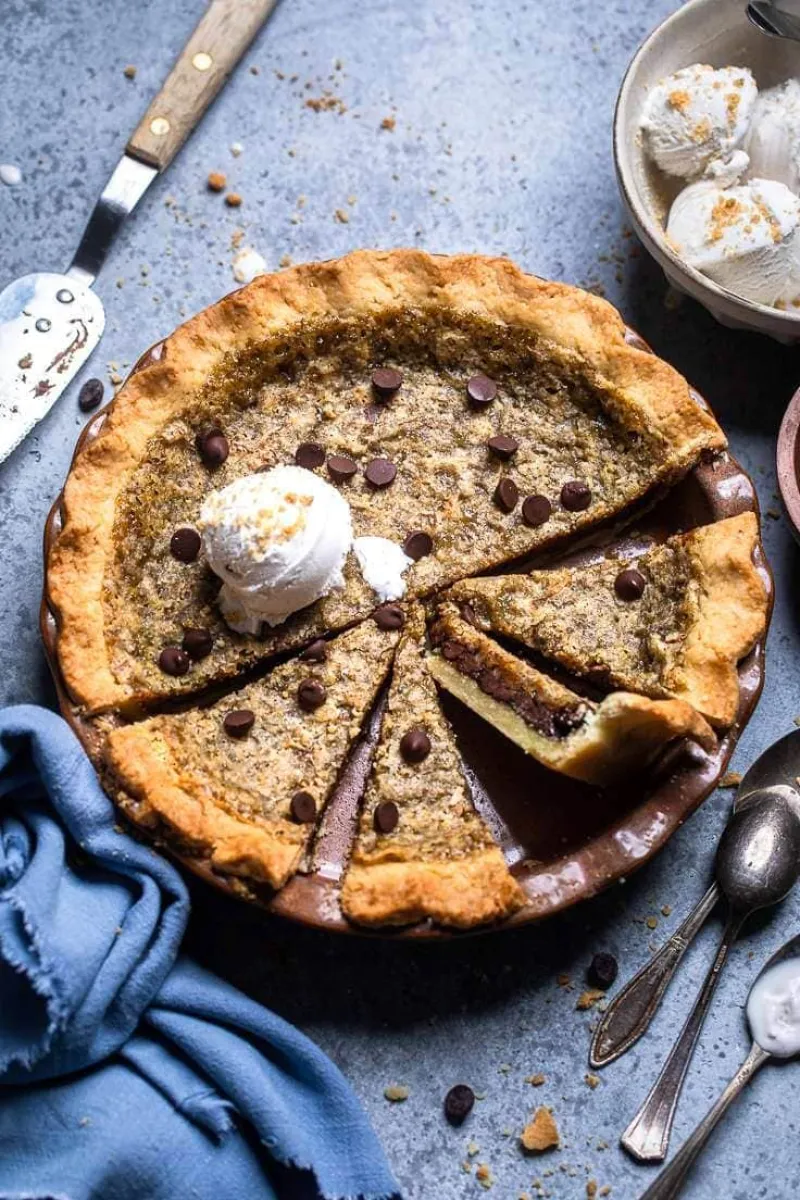 Vegan Chocolate Chip Pie