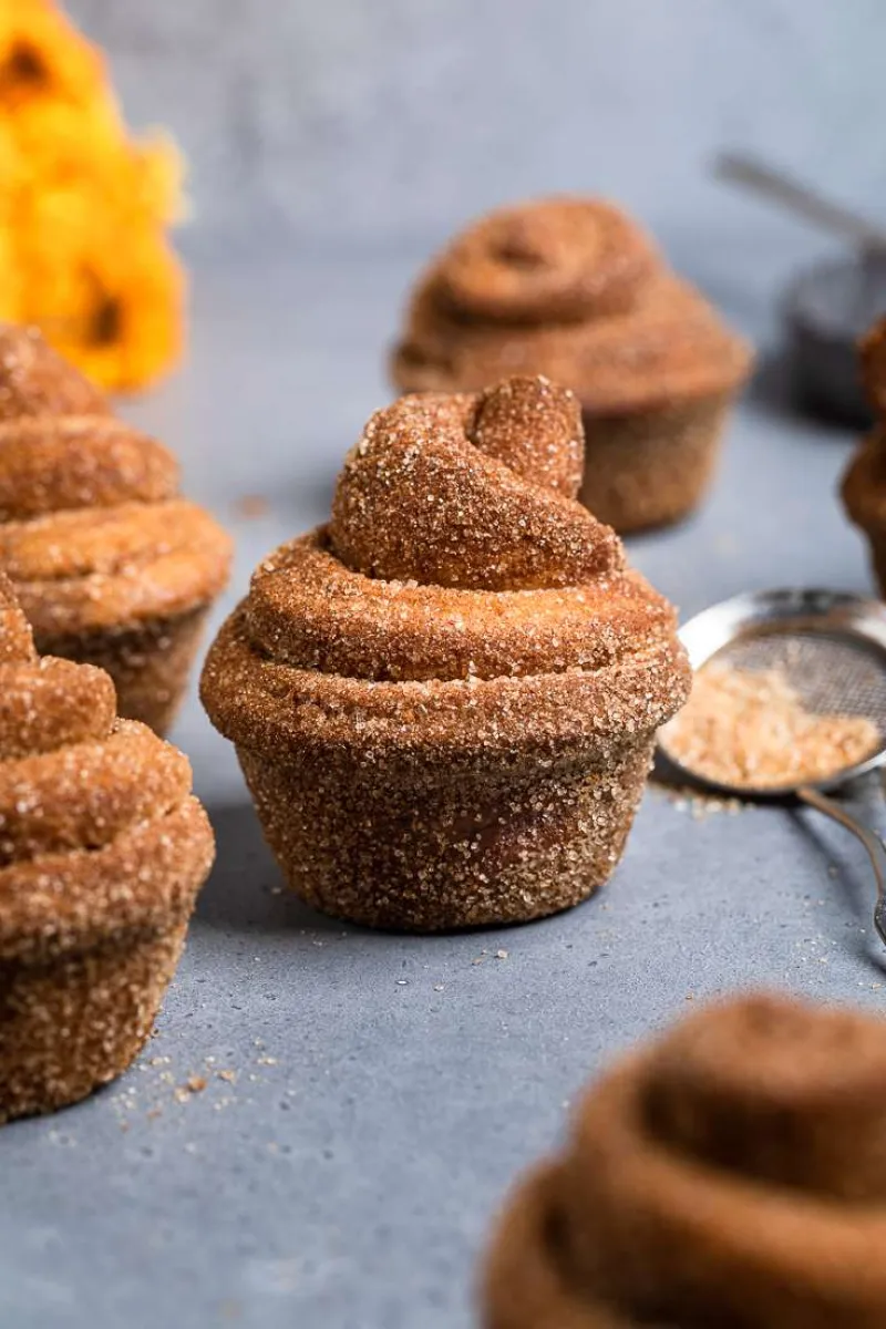 Vegan Pumpkin Butter Cinnamon Buns